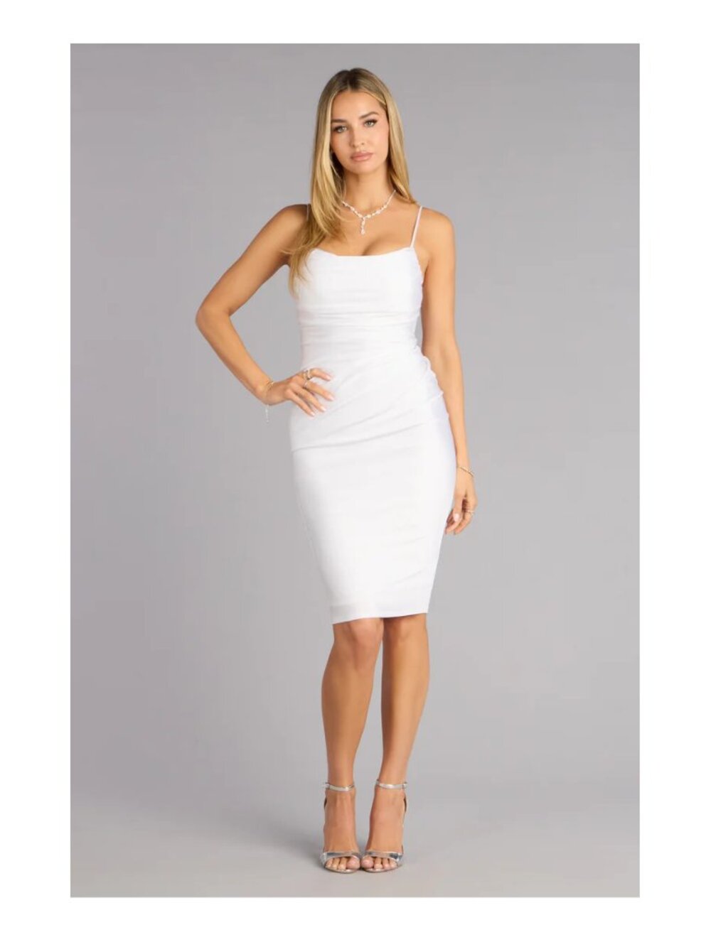 Engagement White dress
